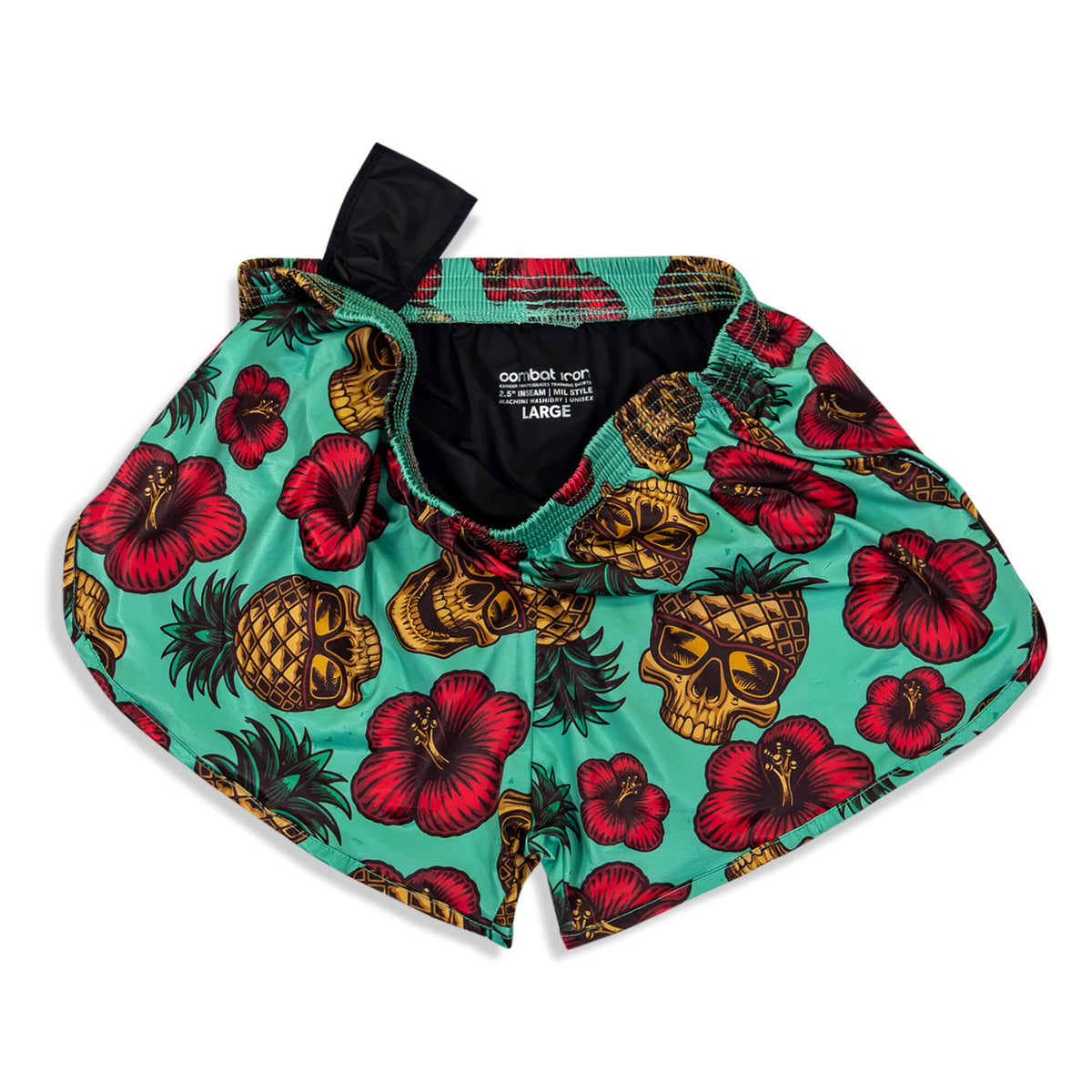 Ranger Panty Mil Style Silkies Training Shorts | 2.5" - Combat Iron Apparel Co. #color_teal-pineapple-express