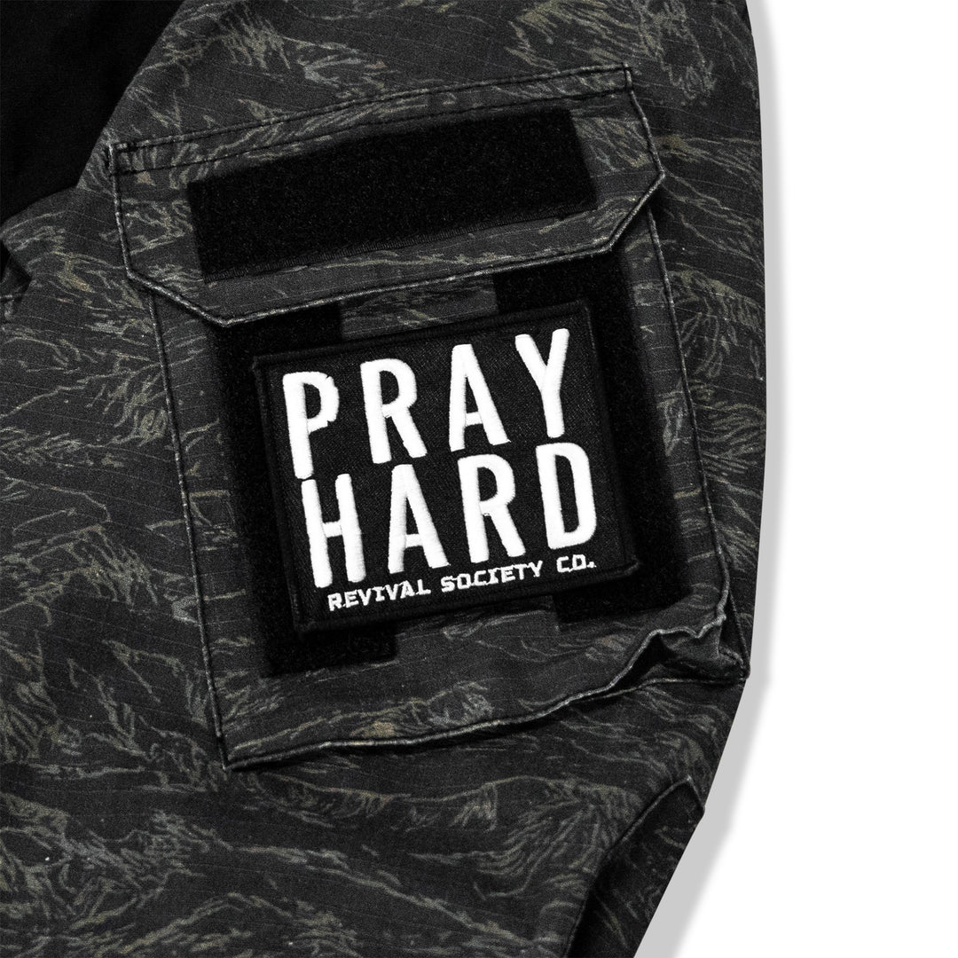 Pray Hard Velcro Patch