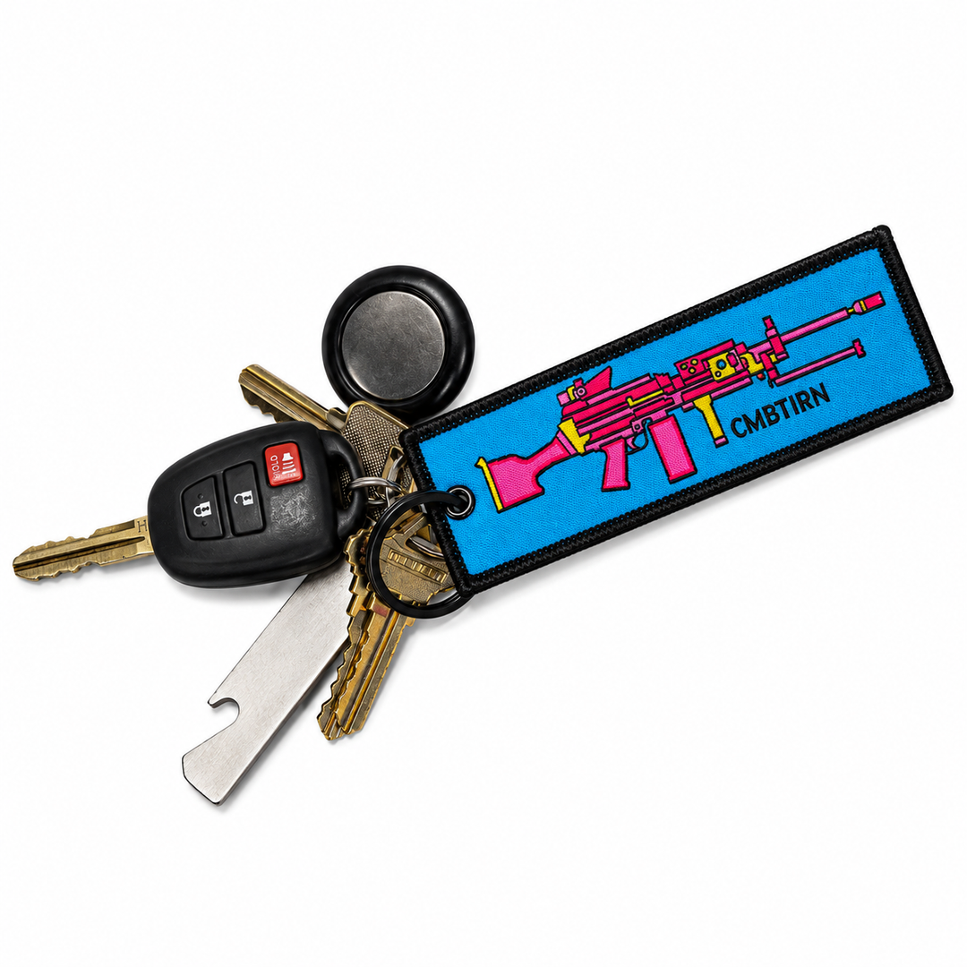 Fkn Send It Flight Tag Keychain