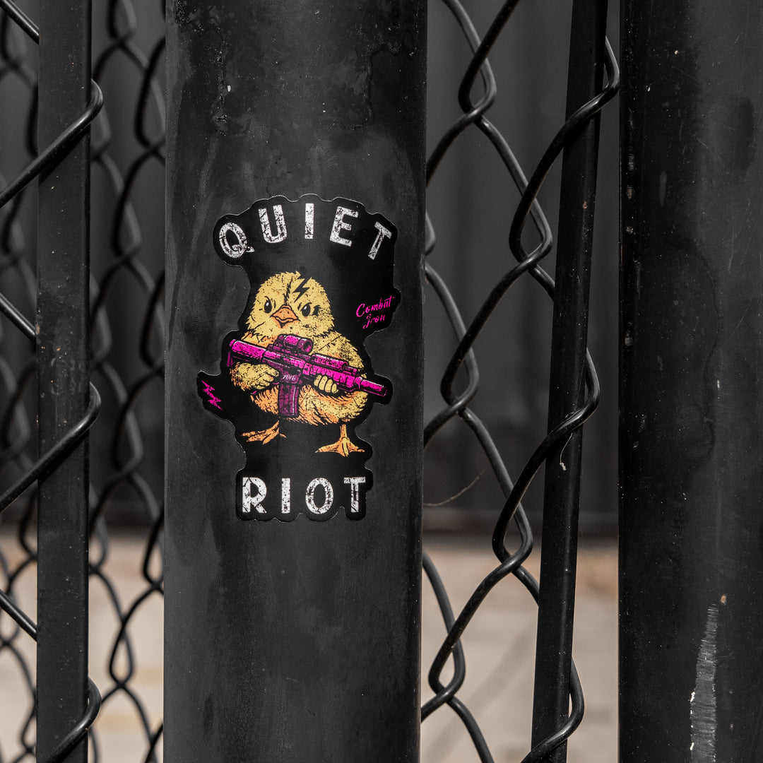 Quiet Riot Duck Decal