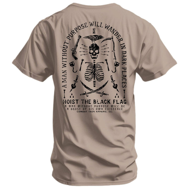 Hoist the Black Flag Skull & Bones Men's T-Shirt