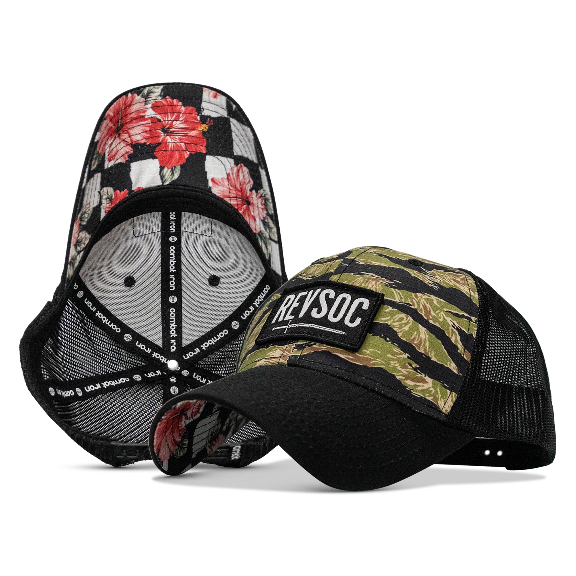 REVSOC Classic Patch Original Ripstop Snapback Hat | Combat Iron
