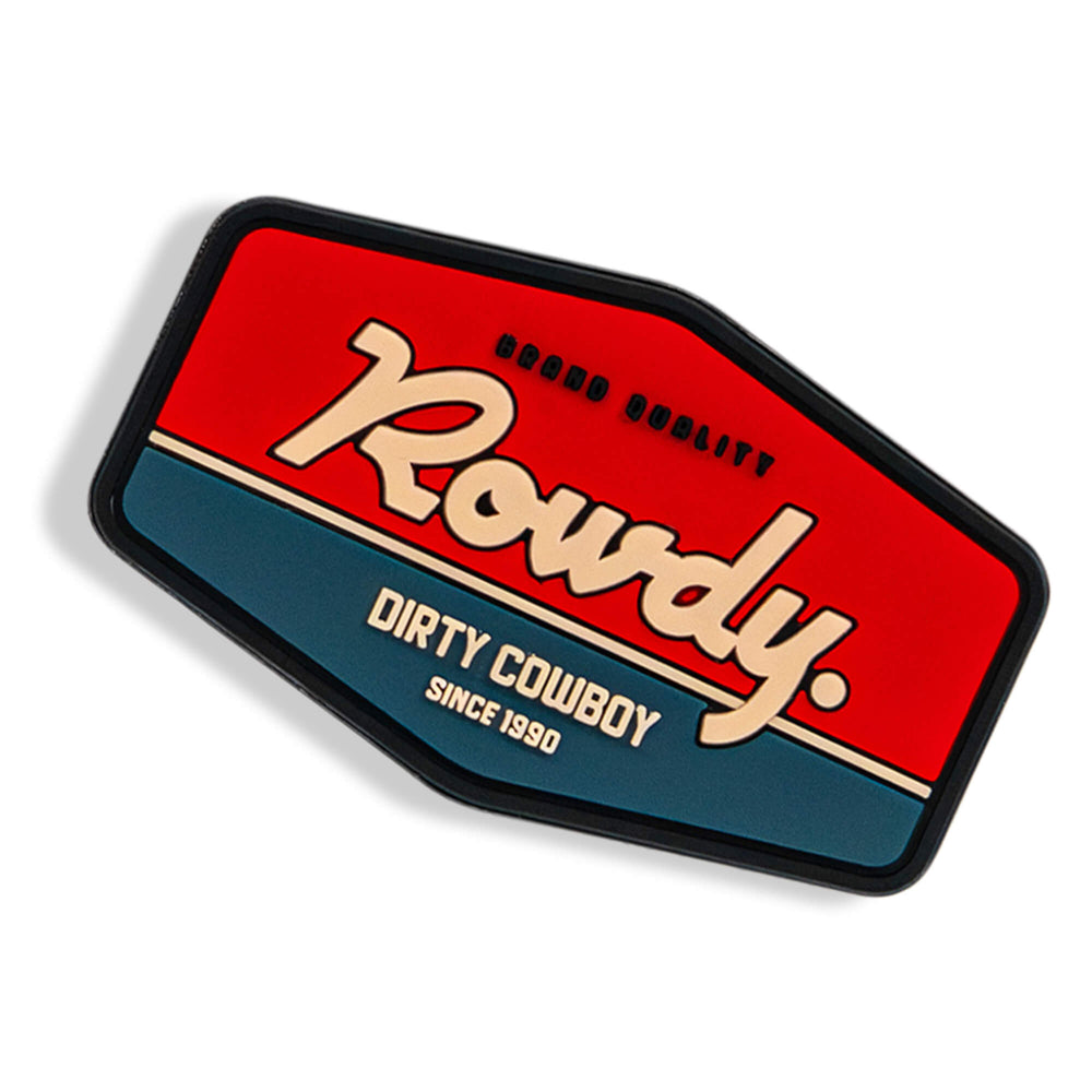 Rowdy USA PVC Velcro Patch - DIRTY COWBOY MFG