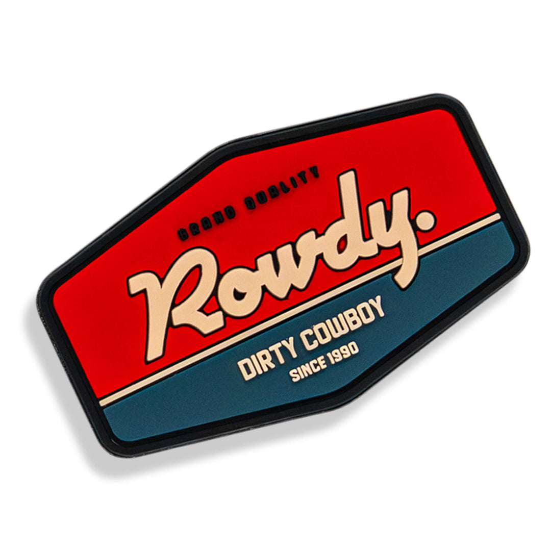 Rowdy USA PVC Velcro Patch - DIRTY COWBOY MFG