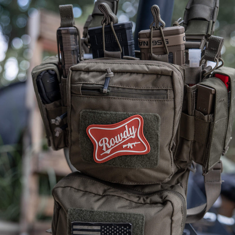 Rowdy PVC Velcro Patch - DIRTY COWBOY MFG