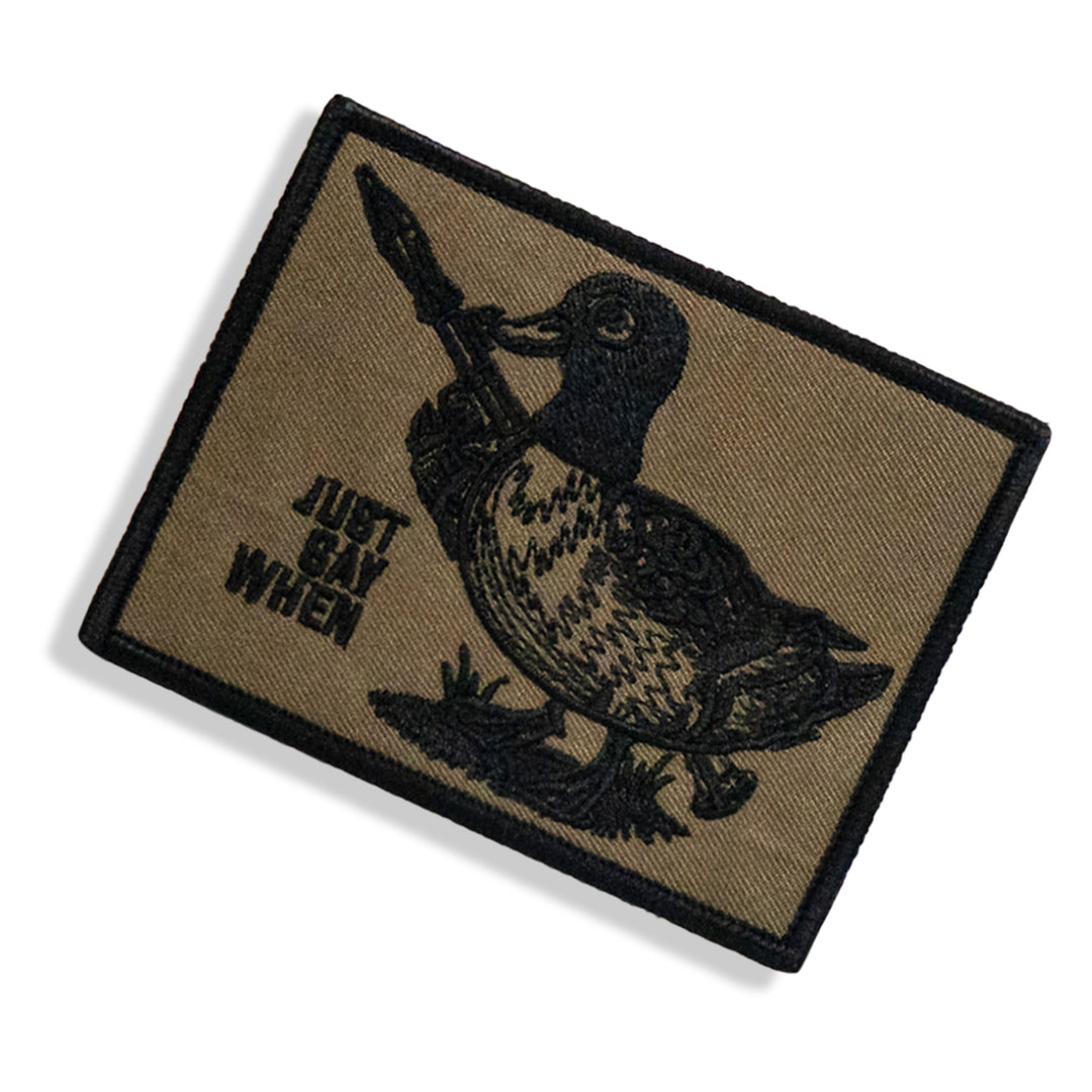 Just Say When Velcro Large Patch