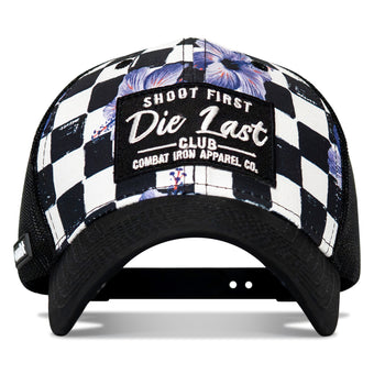 Shoot First Die Last Club Patch Original Ripstop Snapback Hat