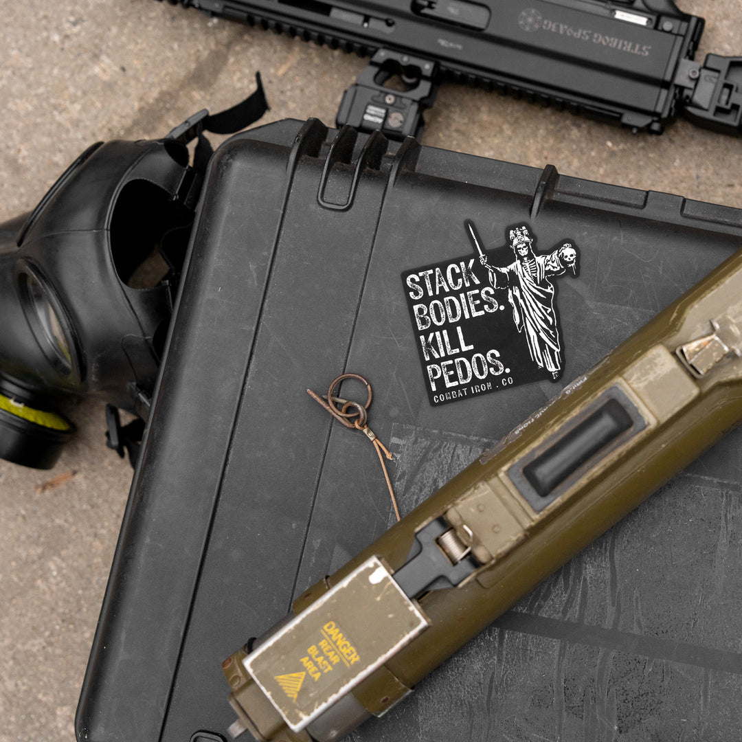 Stack Bodies. Kill Pedos Decal