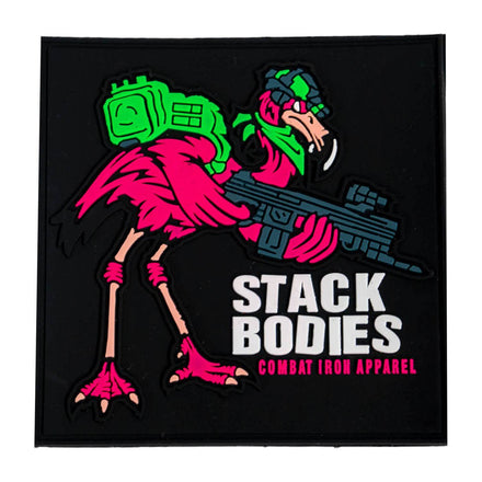 STACK BODIES Flamingo Operator PVC Patch - Combat Iron Apparel Co.