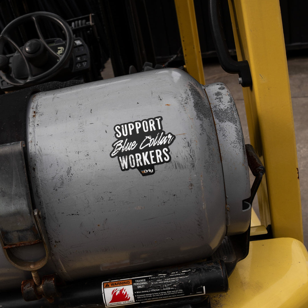 Support Blue Collar Workers Decal