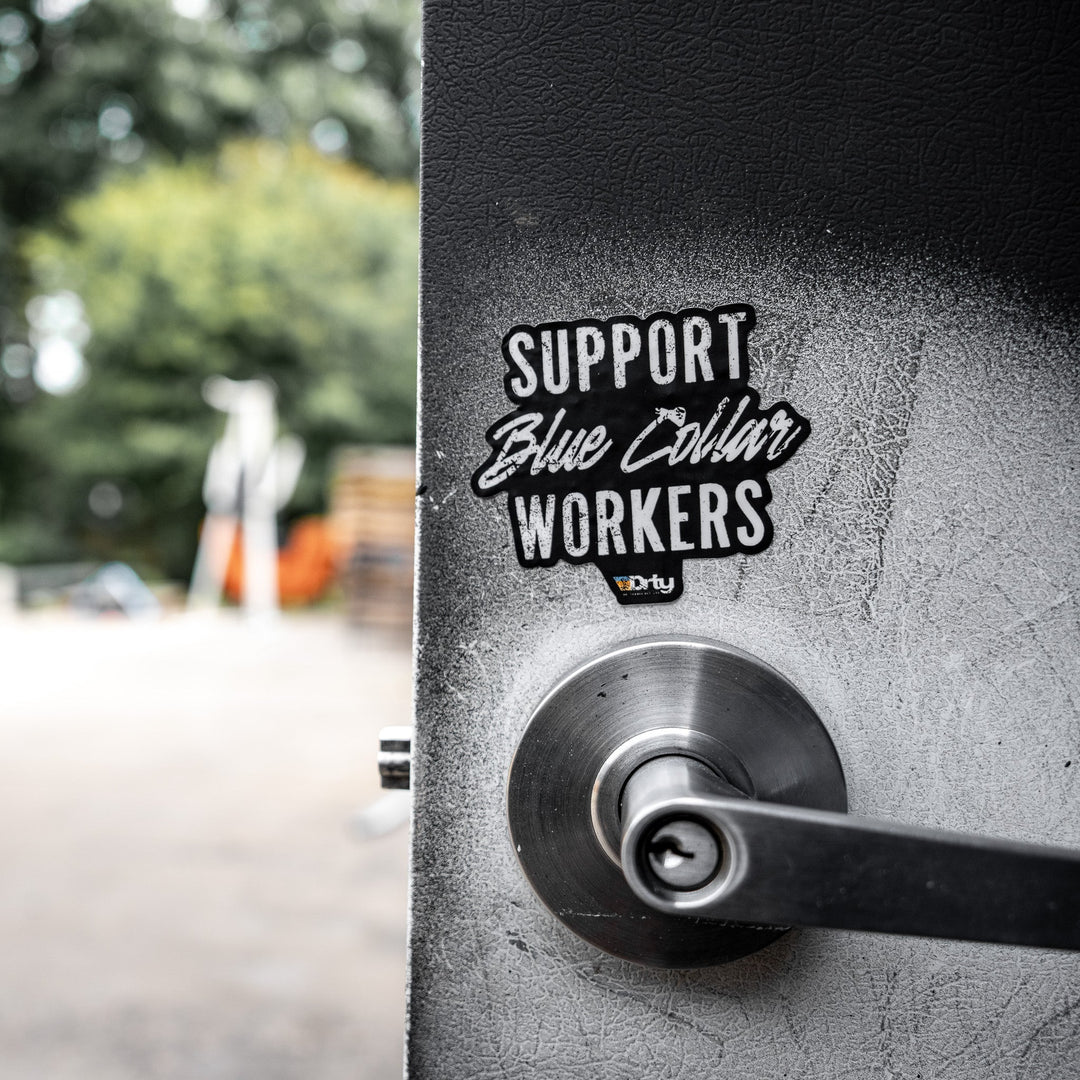 Support Blue Collar Workers Decal