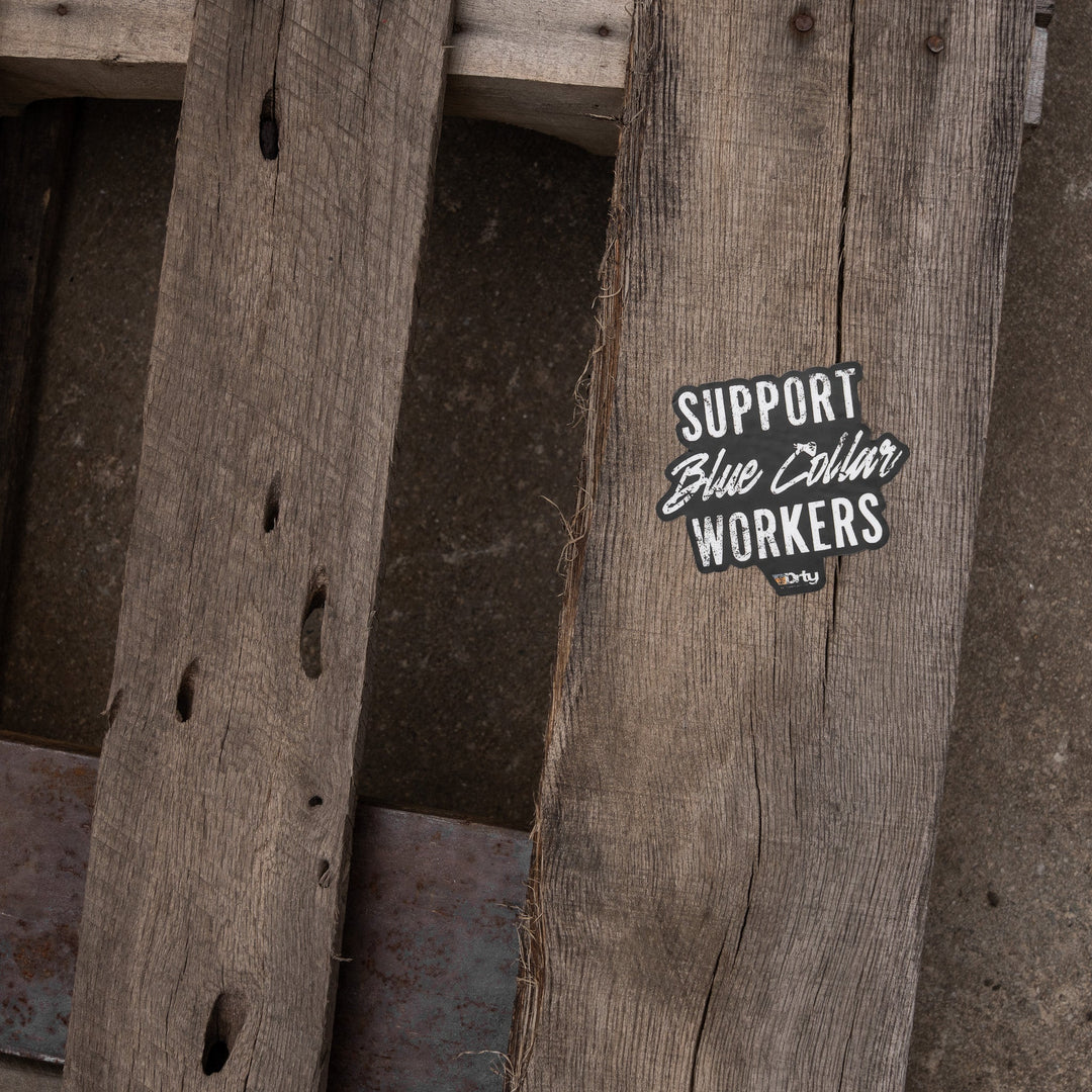 Support Blue Collar Workers Decal