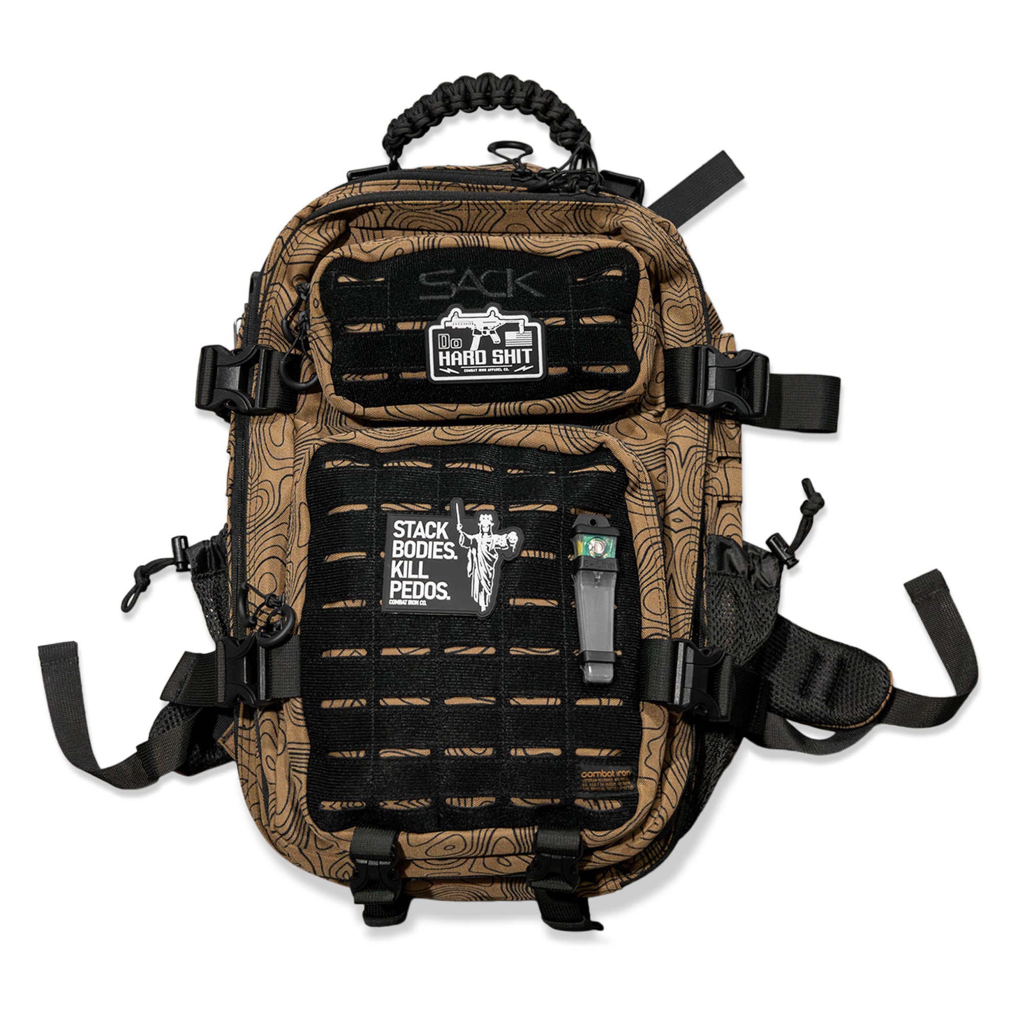 Tactical Athlete 35L Sack Backpack | Tan Topography | Size 35L