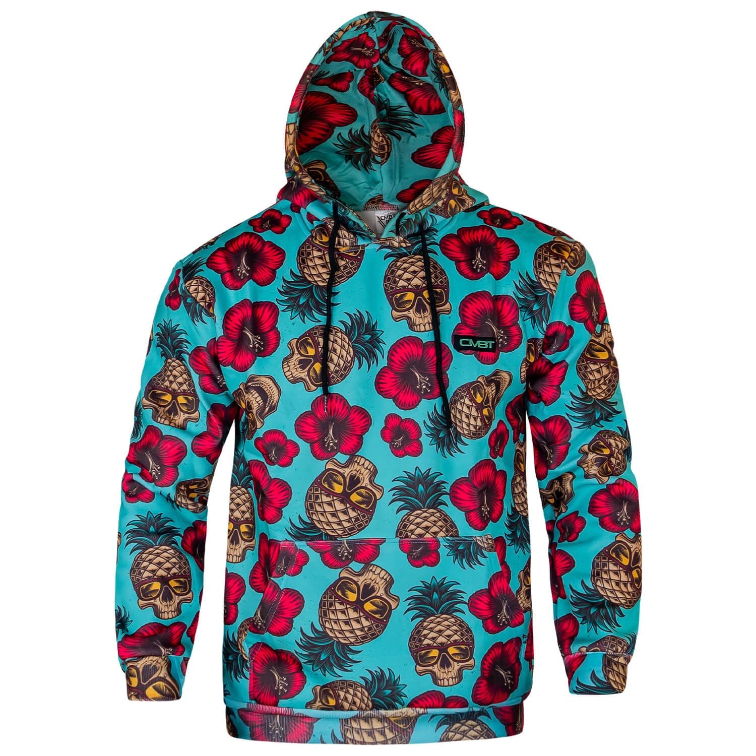 CMBT HEAVYWEIGHT FLEECE LINED HOODIE TEAL PINEAPPLE EXPRESS