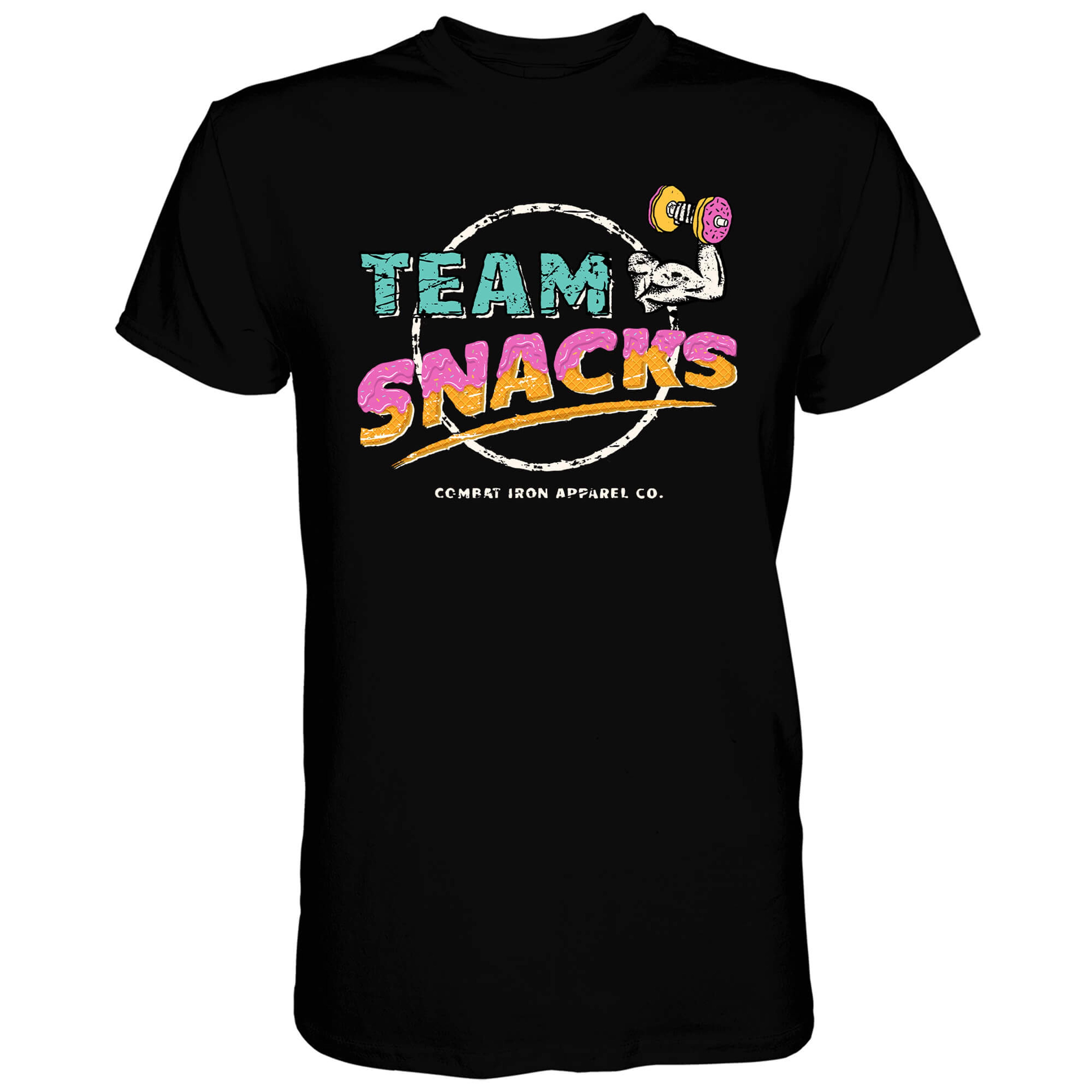 Team Snacks Men s T shirt Combat Iron Apparel Co