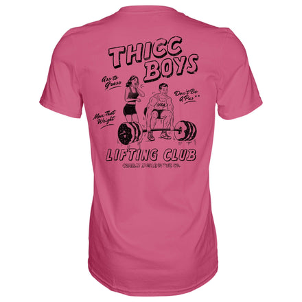 Thicc Boys Workout Club Men's T-Shirt - Combat Iron Apparel Co.