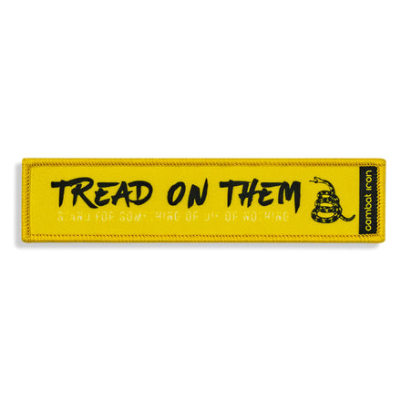 Tread On Them Patriotic Velcro Patch - Combat Iron Apparel Co.