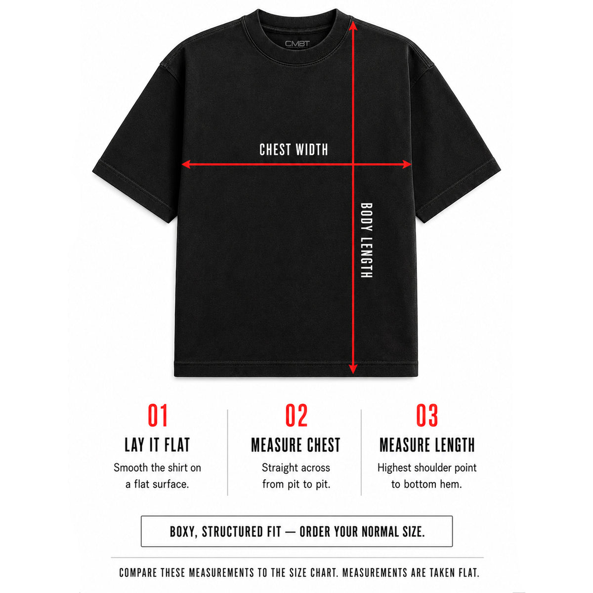 Heavyweight Tee Sizing