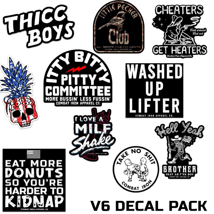 CMBT STICKER DECAL PACK V6