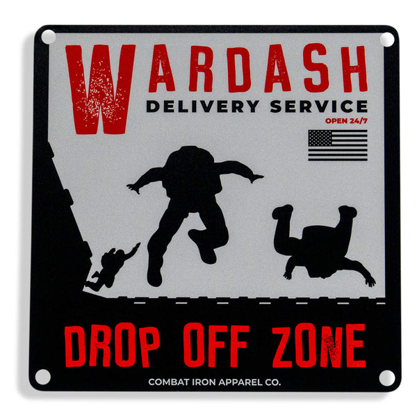 Wardash Delivery Wall Mounting Metal Sign - Combat Iron Apparel Co.