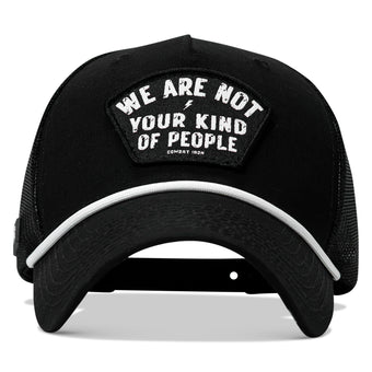 We Are Not Your kind Of People Patch Classic 5 Panel Ripstop Rope Snapback Hat