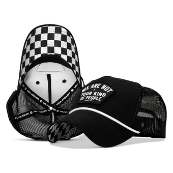 We Are Not Your kind Of People Patch Classic 5 Panel Ripstop Rope Snapback Hat