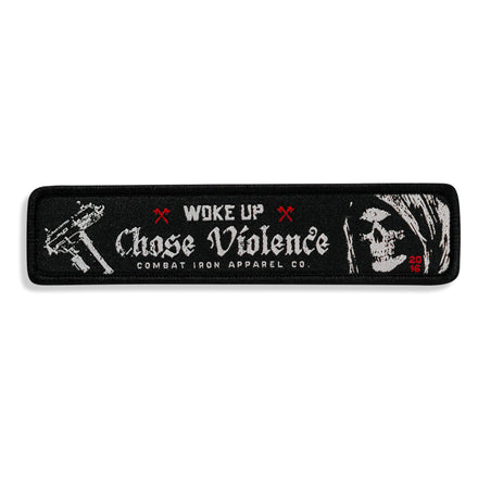 Woke Up, Chose Violence Velcro Patch