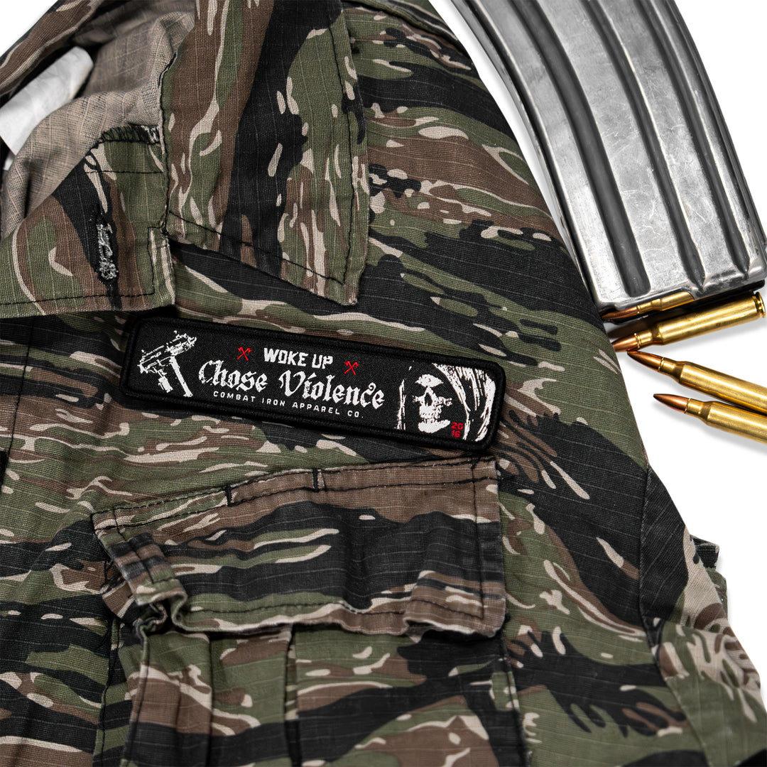 Woke Up, Chose Violence Velcro Patch