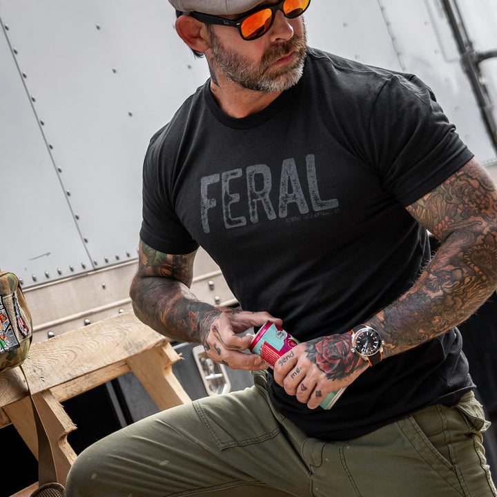 Feral Distressed Men's T-Shirt