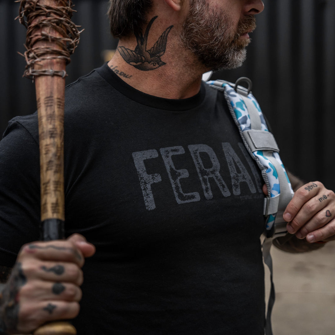 Feral Distressed Men's T-Shirt