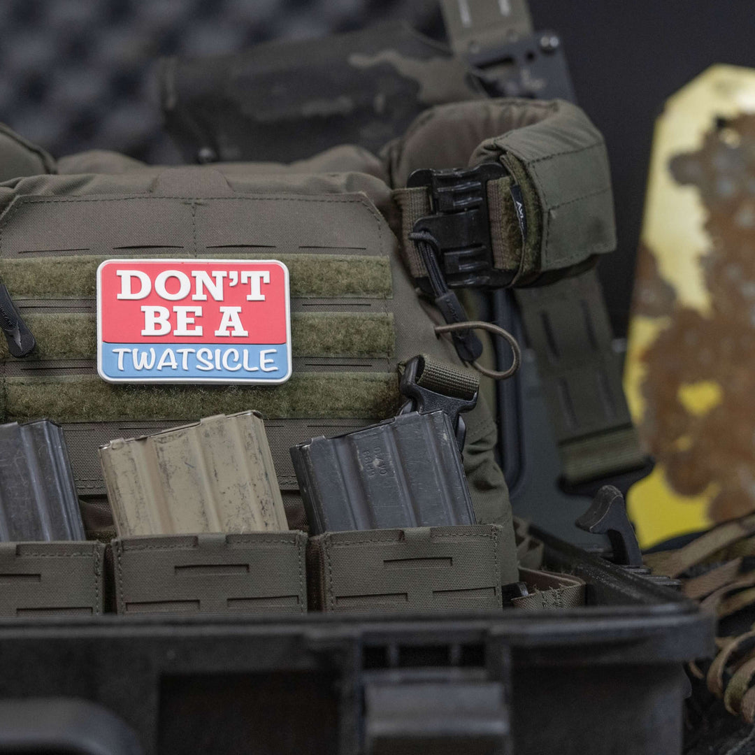 Don't Be A Twatsicle PVC Patch - Combat Iron Apparel Co.