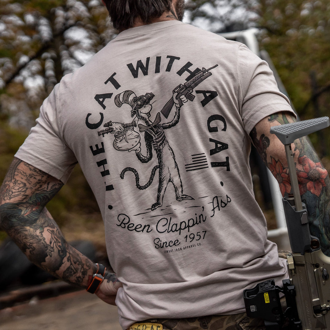 The Cat With A Gat Remix Men's T-Shirt