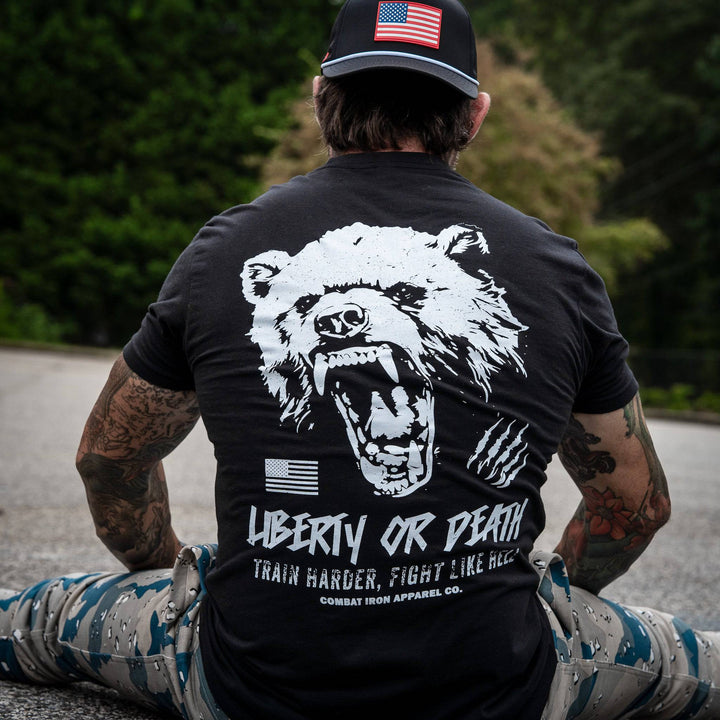 Liberty Or Death Fight Like Hell Men's T-Shirt