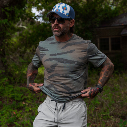 Men's Outdoor UPF40 Performance T-Shirt - Combat Iron Apparel Co.