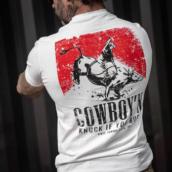 Cowboy'n Knuck If You Buck Rodeo Men's T-Shirt