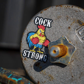 Cock Strong Boxing Chicken Decal