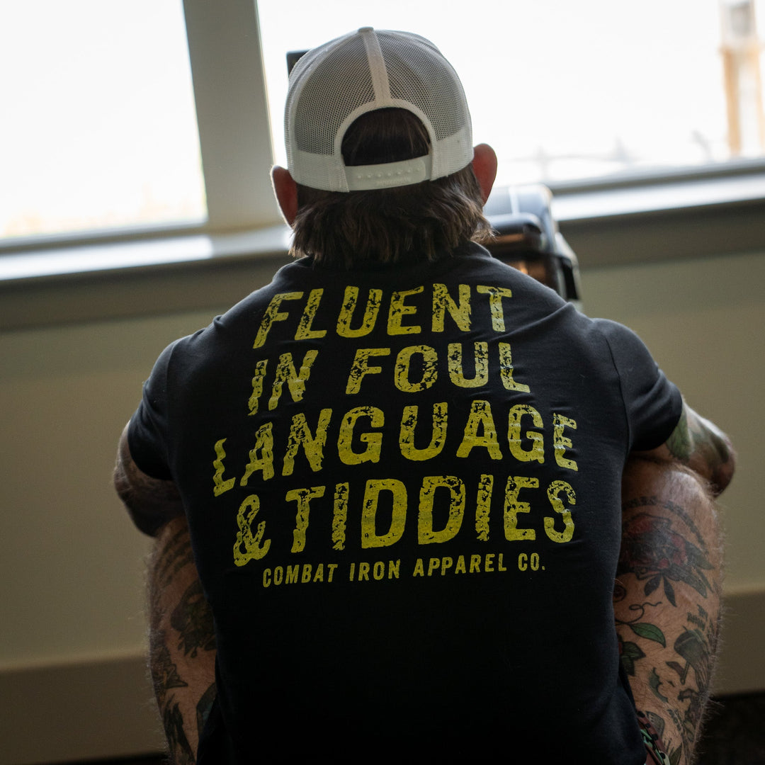 Fluent In Foul Language and Tiddies Men's T-Shirt