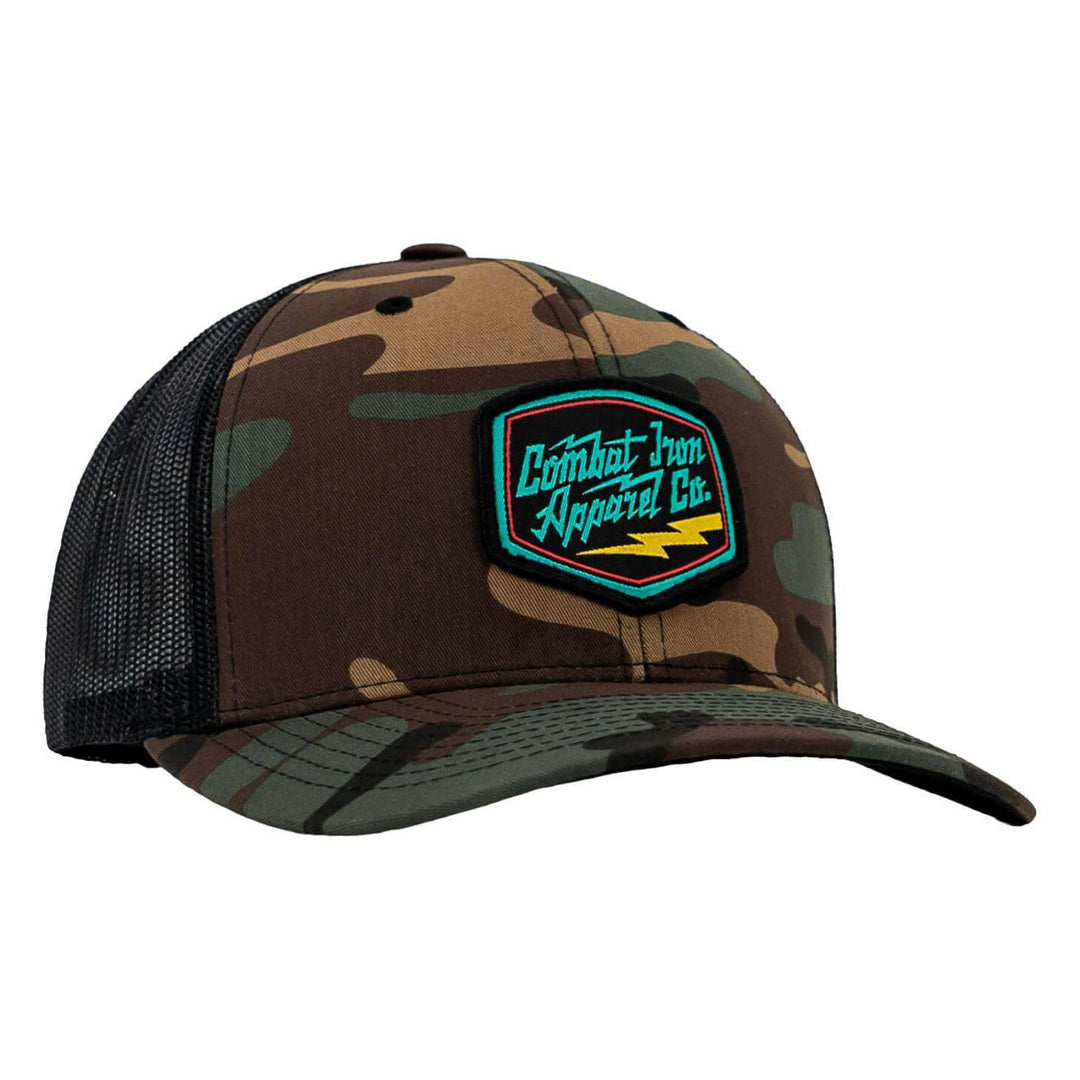 RETRO BRANDED COMBAT IRON PATCH SNAPBACK