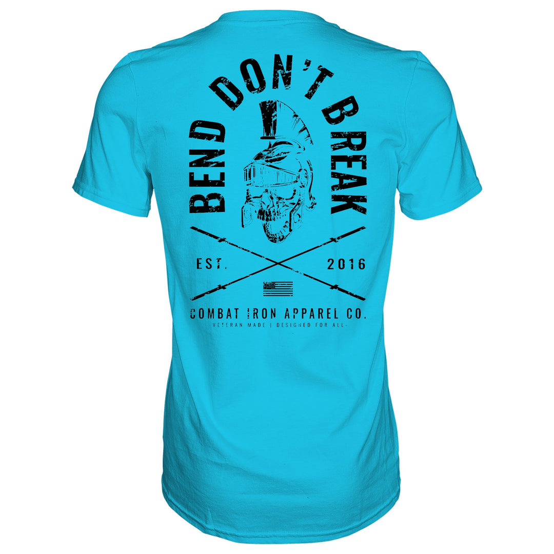 Bend Don't Break Barbell Skull Men's T-Shirt