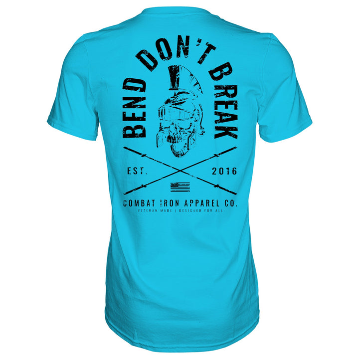 Bend Don't Break Barbell Skull Men's T-Shirt