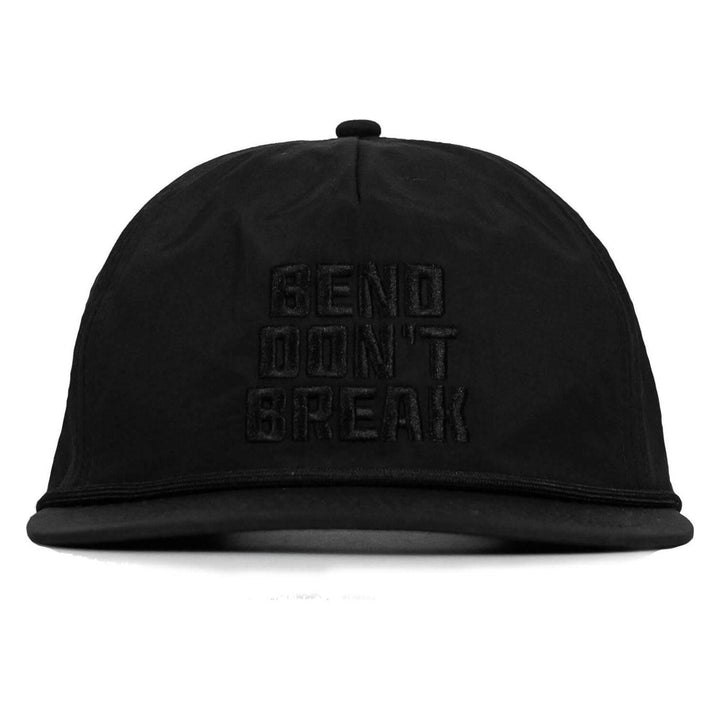 Bend Don't Break Subdued Crushable Edition Rope SnapBack Hat