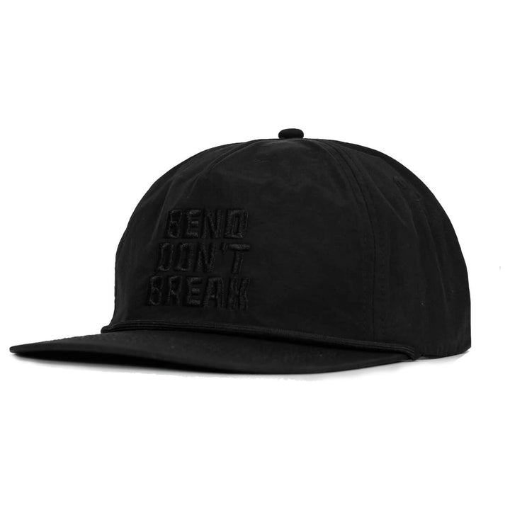 Bend Don't Break Subdued Crushable Edition Rope SnapBack Hat