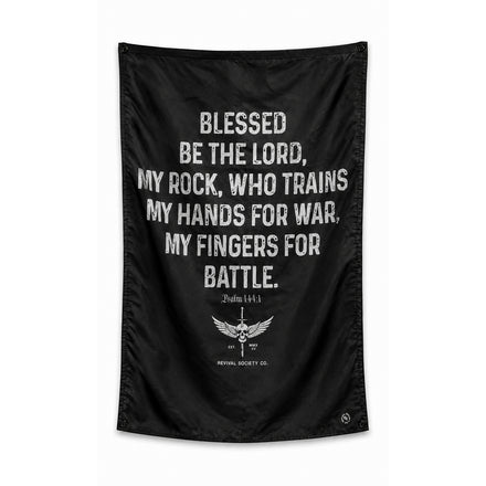 Psalm 144:1 Revsoc 3' x 5' Flag