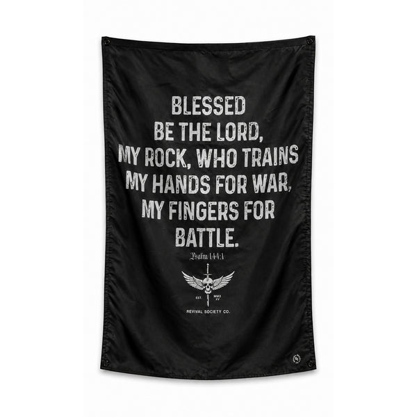Psalm 144:1 Revsoc 3' x 5' Flag