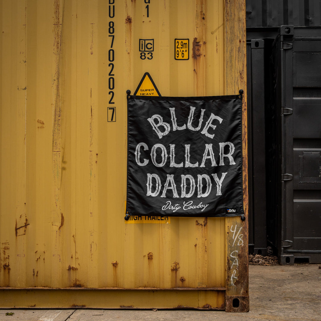 Blue Collar Daddy 3' x 3' Flag