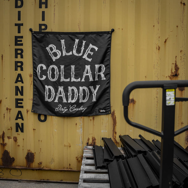 Blue Collar Daddy 3' x 3' Flag