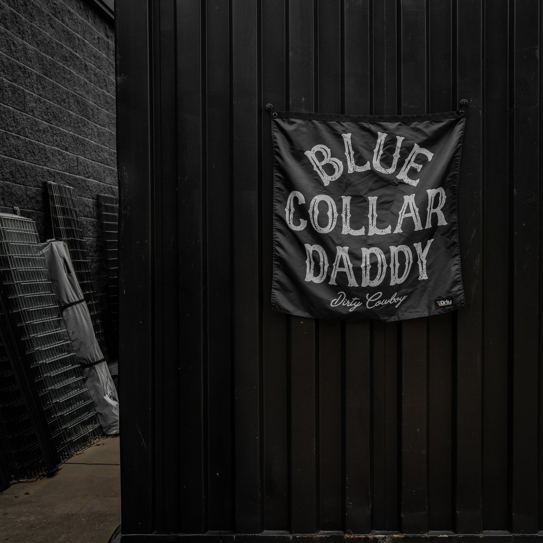 Blue Collar Daddy 3' x 3' Flag
