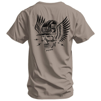 Blue Collar Skull Men's T-Shirt