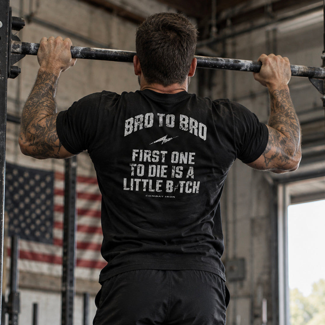 Bro To Bro First One To Die | Men's Graphic T-Shirt