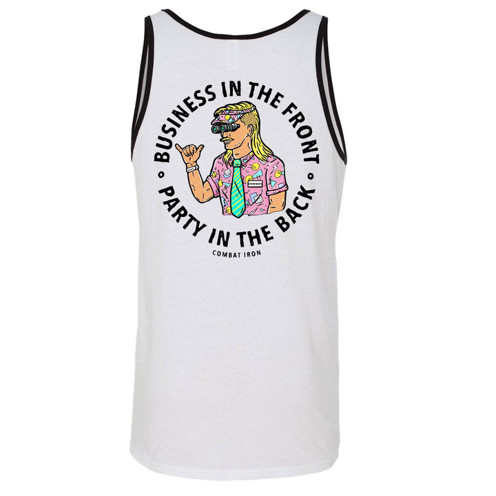 Business In The Front. Party In The Back. Men's Tank